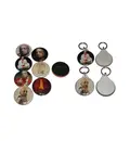 Srila Prabhupada Keychain and Brooch Mixed Set