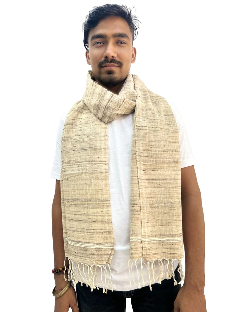 Raw Silk Mufflor / Scarf