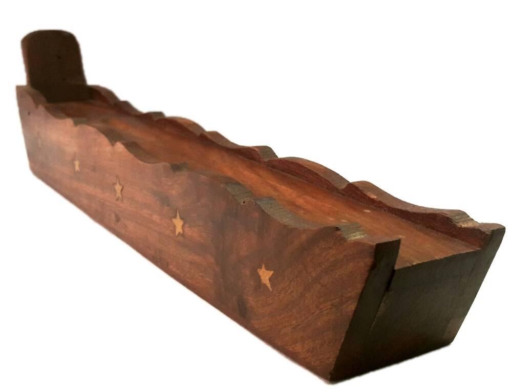 Incense Holder - Wooden Boat Shaped