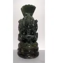 Lord Nrsimhadeva -- Yoga Nrsimha -- Soap Stone Deity 5 inches