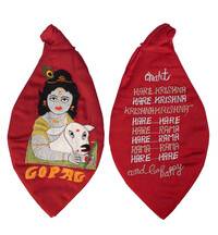 Gopal Japa Bead Bag (Krishna with Cow)