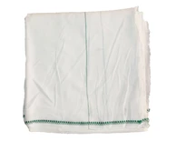 Dhoti White Jute Thin -- Color Borders