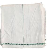 Dhoti White Jute Thin -- Color Borders