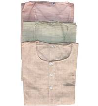 Kurta -- Cotton Khadi, Plain Color