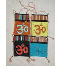 Purse with OM Pattern 5\" x 7\"