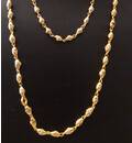 Gold Plated Silver Tulsi Necklace - Small Beads