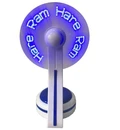Hare Krishna LED Fan