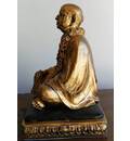 Prabhupada Vyasasana Figure (7.5\") - Gold Antique Finish