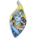 Sri Krishna Hand-Painted Japa Bead Bag