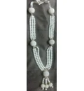 White Perl Mala 25\" (imitation pearls)